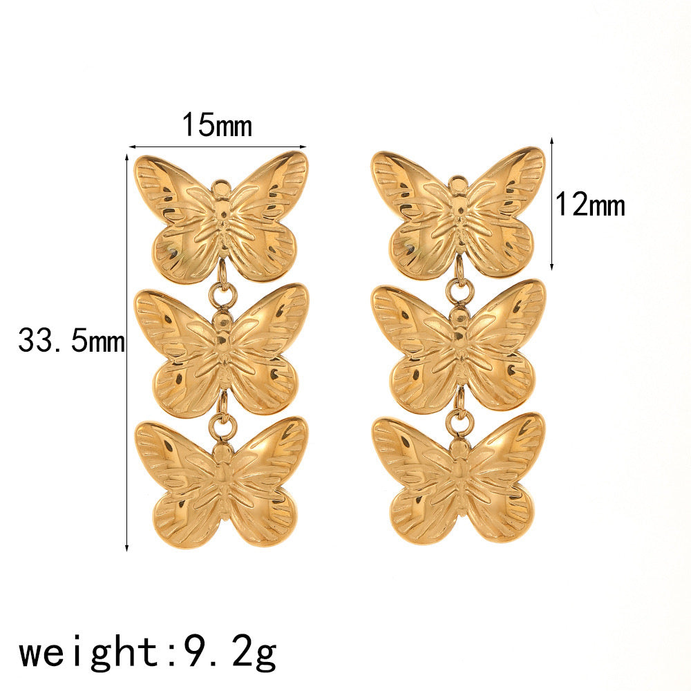 Bella Butterfly Earrings