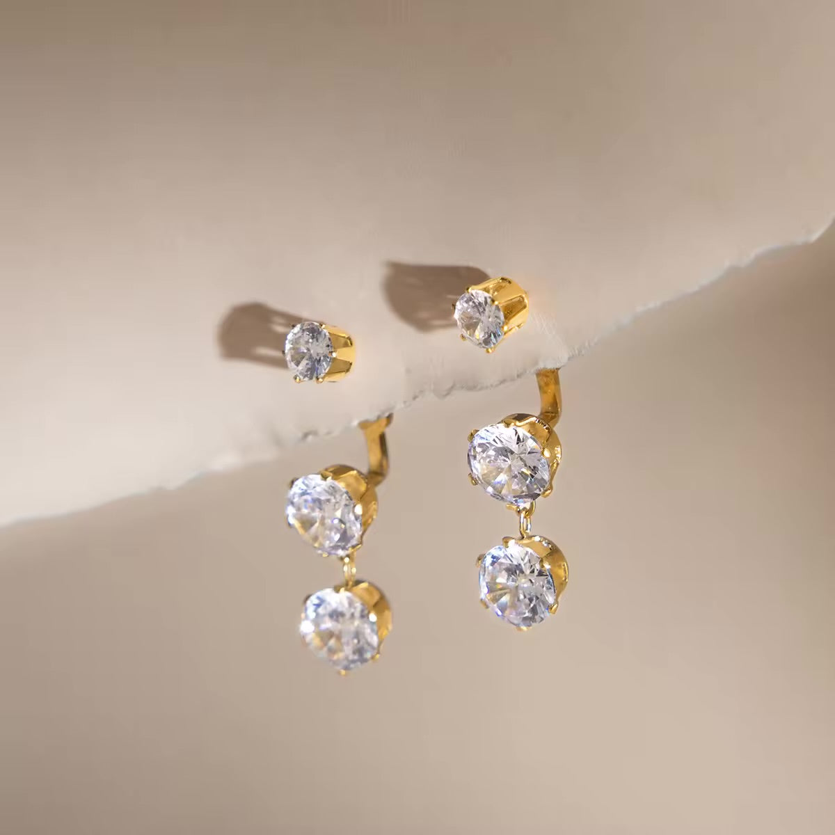 Diana 2 in 1 Earrings