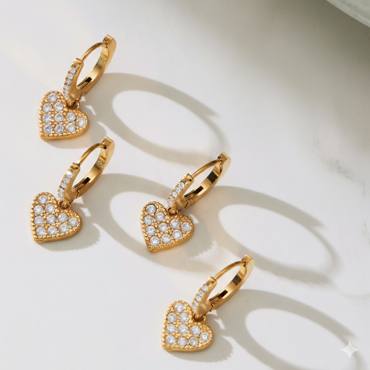 Zia Heart Earrings
