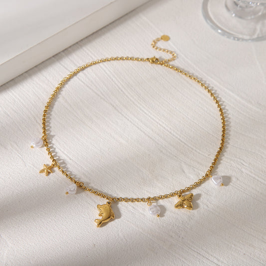 Diana Dolphin Necklace