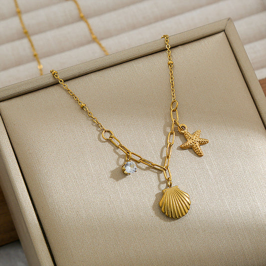 Jasmine Starfish Necklace