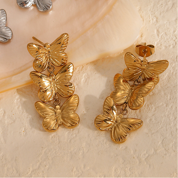 Bella Butterfly Earrings