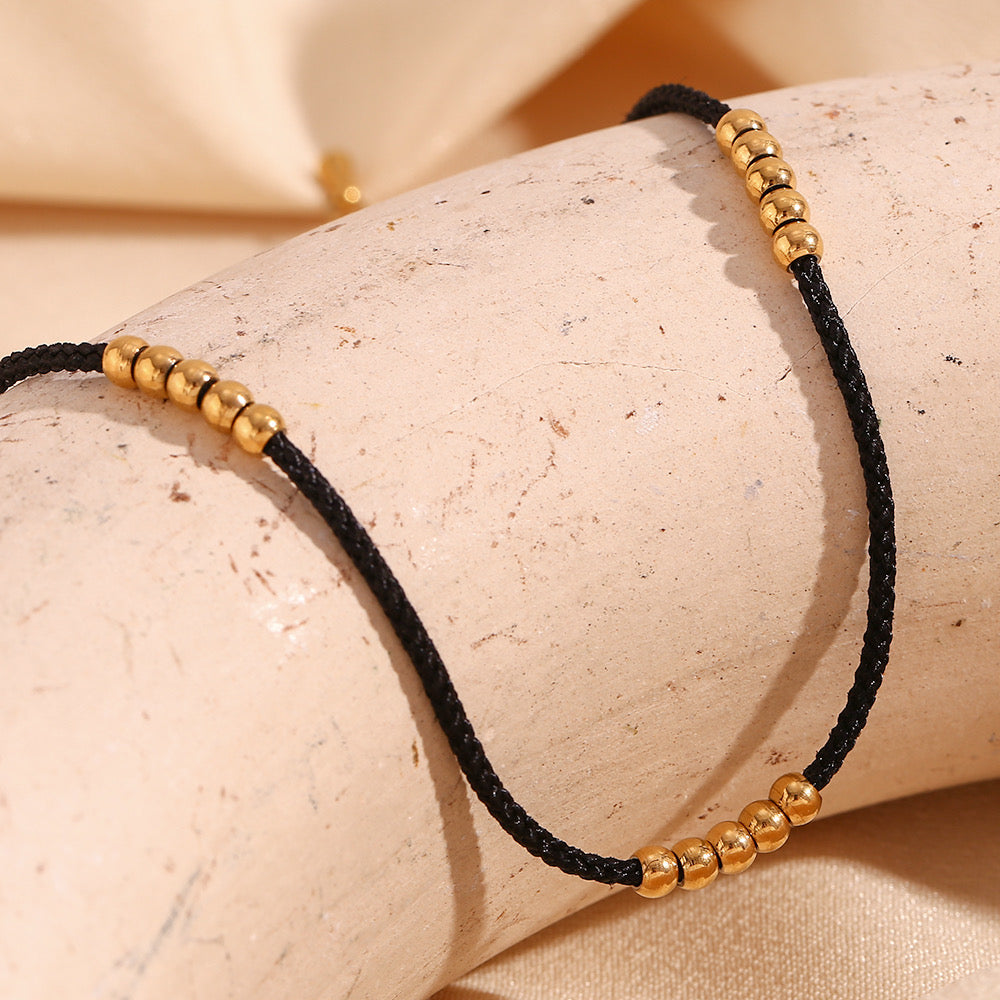 Noir Elegance Anklet