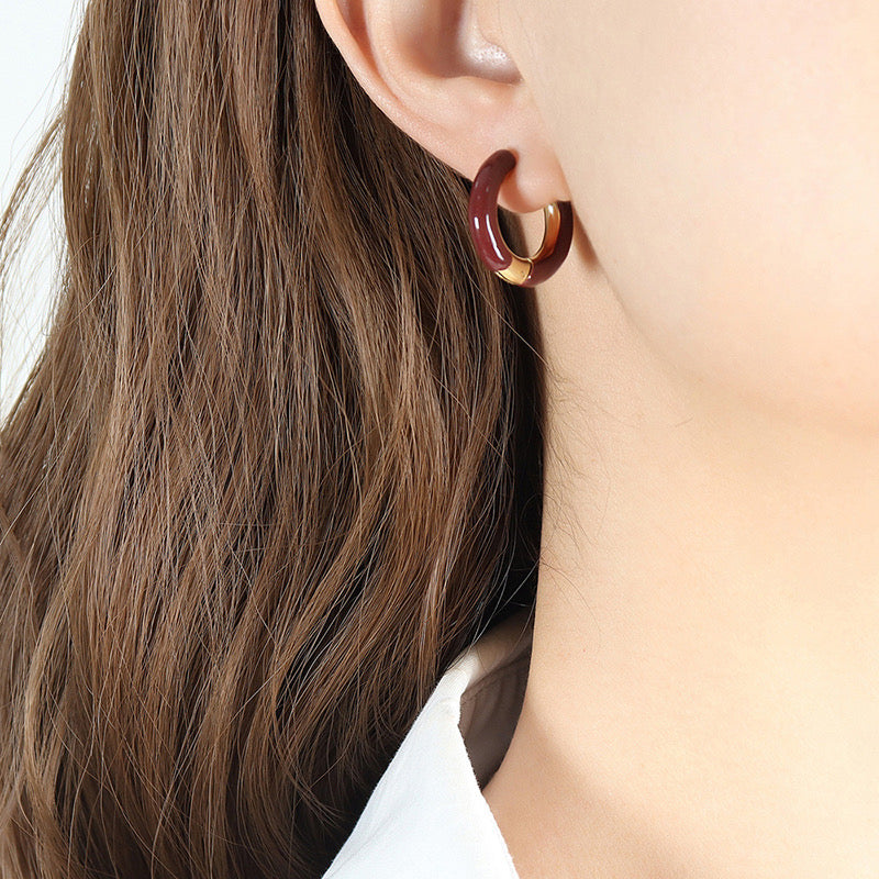 Plum Hoops