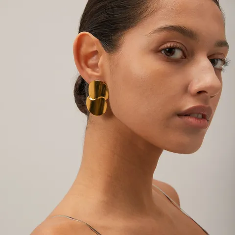 Dual Discs Earrings