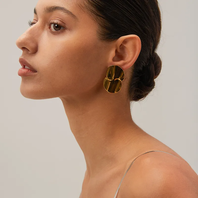 Dual Discs Earrings