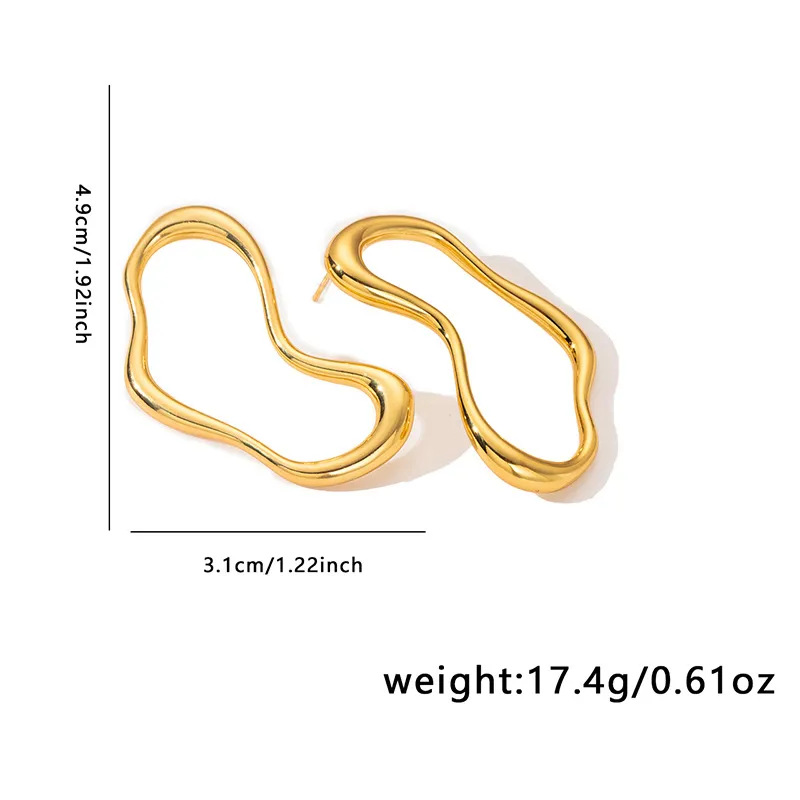 Golden Curve Earrings