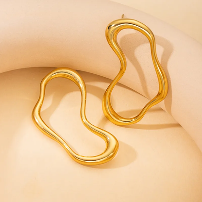 Golden Curve Earrings