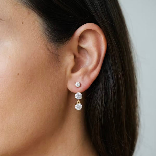 Diana 2 in 1 Earrings