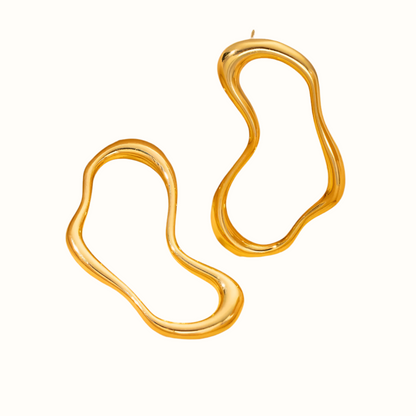 Golden Curve Earrings