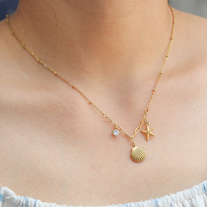 Jasmine Starfish Necklace