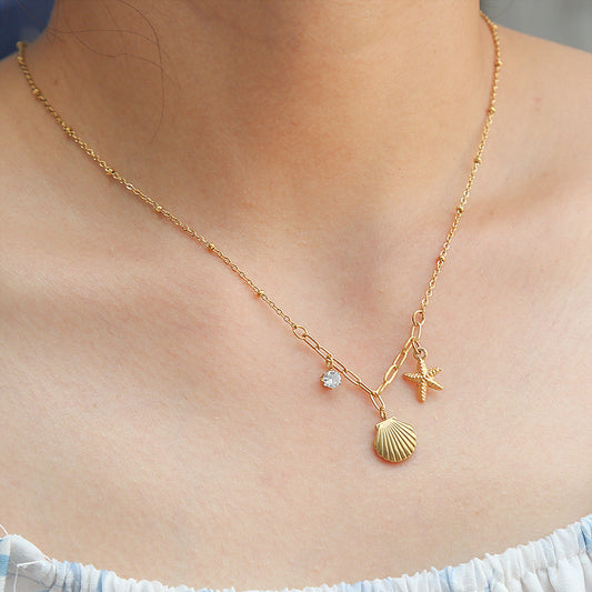 Jasmine Starfish Necklace