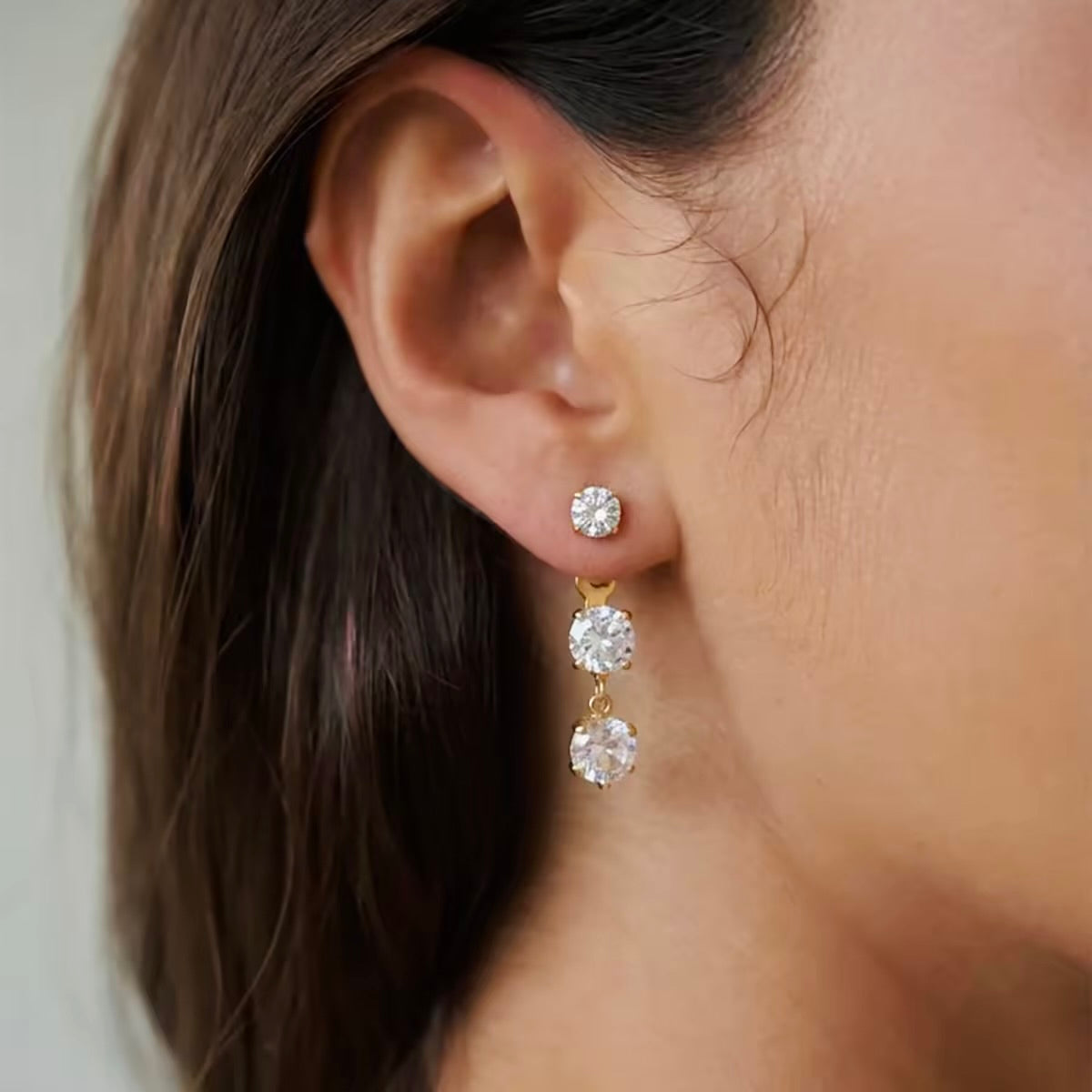 Diana 2 in 1 Earrings