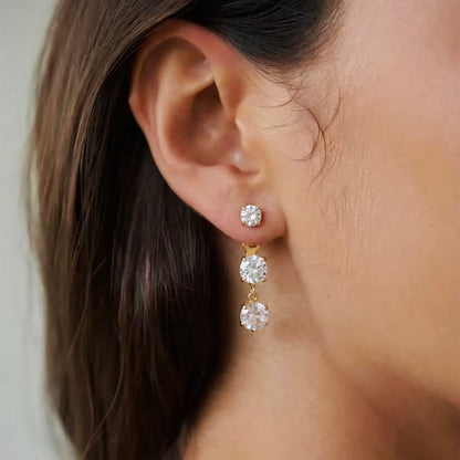 Diana 2 in 1 Earrings