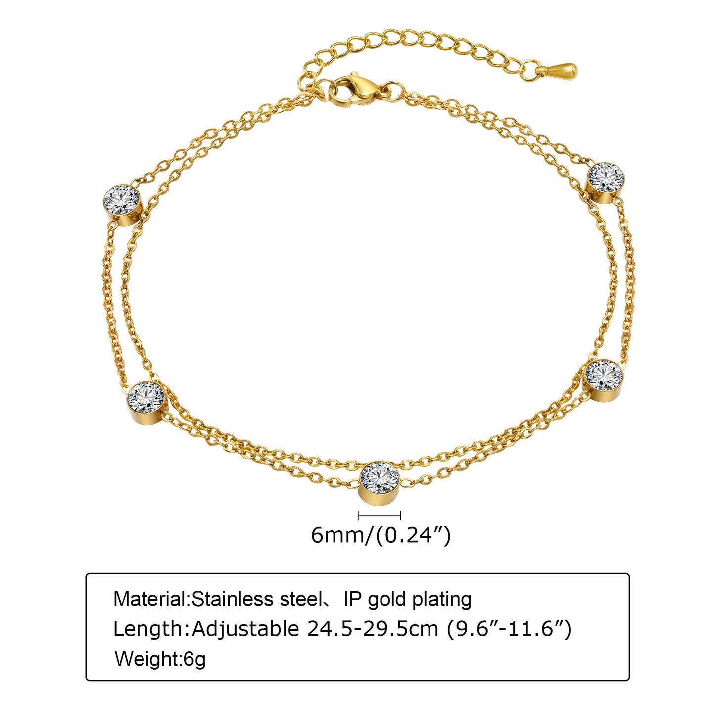 Dewdrop Anklet