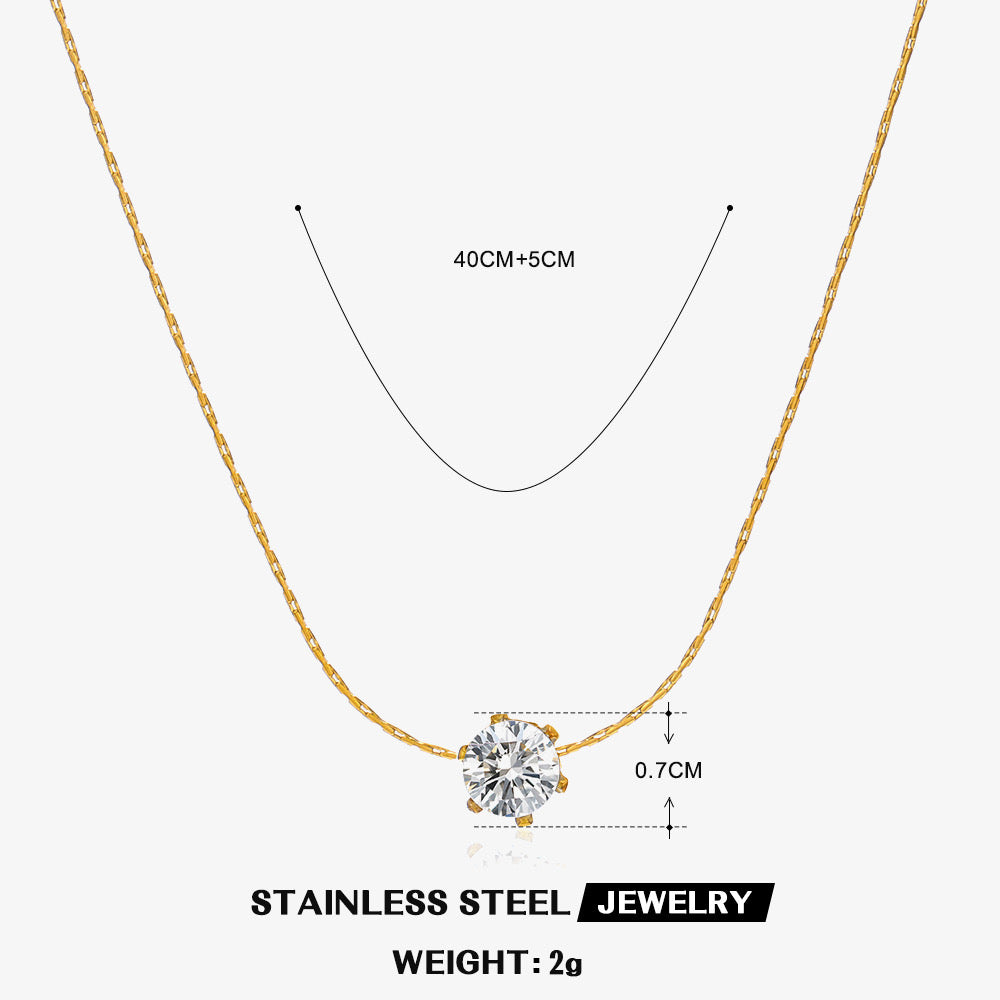 Dainty Diamond Necklace