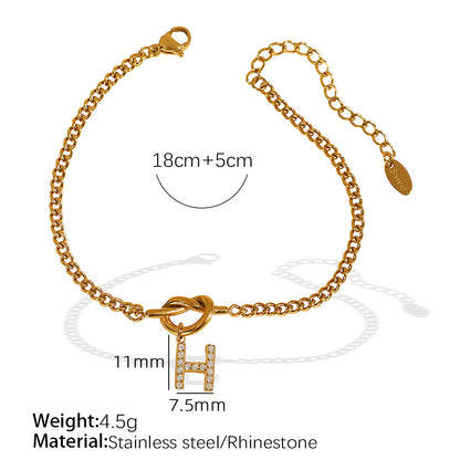 Initial Amour Bracelet