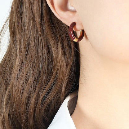 Plum Hoops