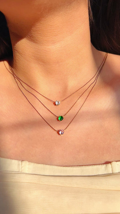 Dainty Diamond Necklace